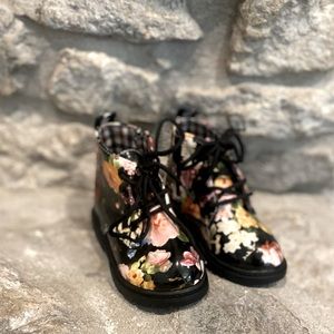 Toddler Lace-Up Boots - Floral